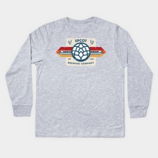 Epcot Brewing Co. v3 Kids Long Sleeve T-Shirt